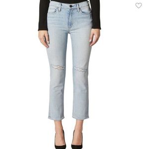 Hudson Barbara cropped straight jean